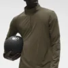 Conquer 1/4 Zip Reform Long Sleeve - Olive Tree