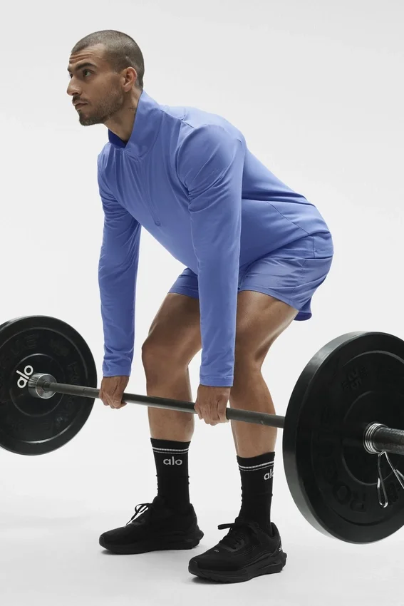 Conquer 1/4 Zip Reform Long Sleeve - Provence Blue