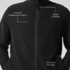 Conquer Max Mock Neck Full Zip - Black