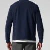 Conquer Max Mock Neck Full Zip - Navy