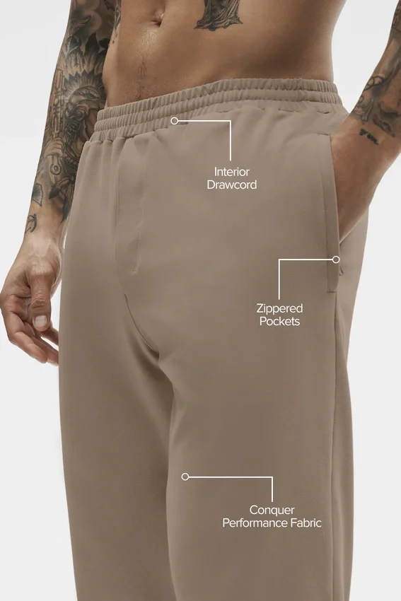 Conquer Max Performance Jogger - Gravel