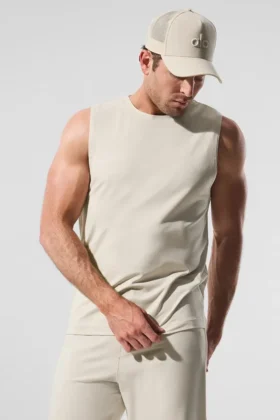 Conquer Muscle Tank - Bone