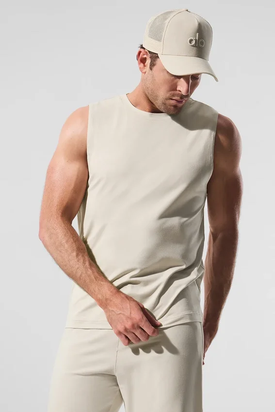 Conquer Muscle Tank - Bone