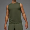 Conquer Muscle Tank - Green Olive