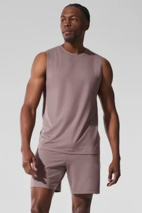 Conquer Muscle Tank - Mushroom