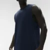Conquer Muscle Tank - Navy