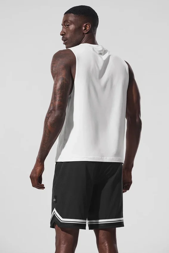 Conquer Muscle Tank - White