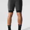 Conquer React 2-in-1 Performance Short - Anthracite/Black