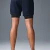 Conquer React 2-in-1 Performance Short - Navy/Black
