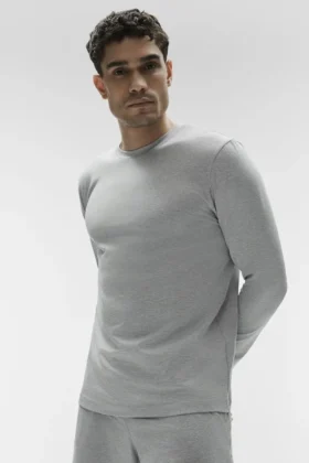 Conquer Reform Crewneck Long Sleeve - Athletic Heather Grey