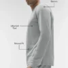 Conquer Reform Crewneck Long Sleeve - Athletic Heather Grey