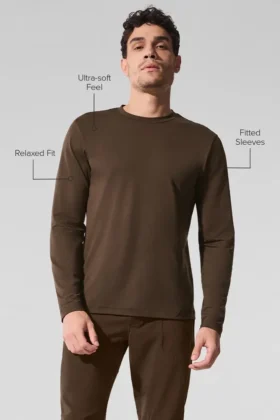 Conquer Reform Crewneck Long Sleeve – Espresso