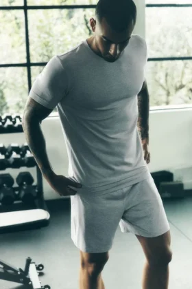 Conquer Reform Crewneck Short Sleeve - Athletic Heather Grey