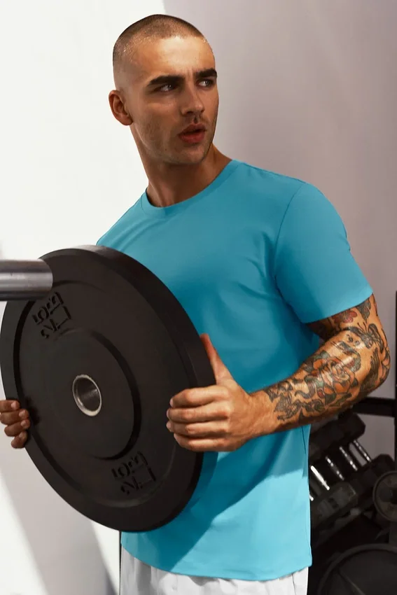 Conquer Reform Crewneck Short Sleeve - Blue Breeze