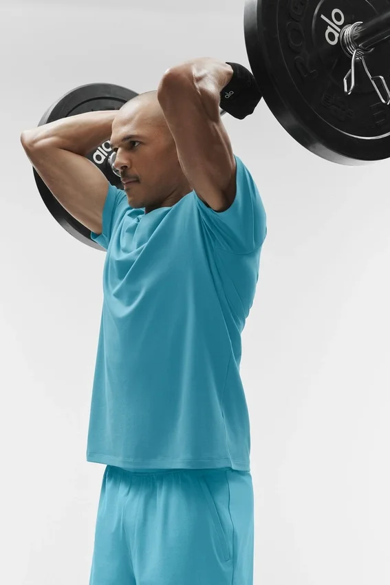 Conquer Reform Crewneck Short Sleeve - Blue Breeze