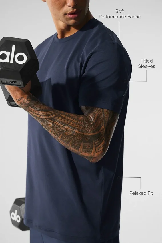 Conquer Reform Crewneck Short Sleeve - Navy