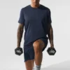 Conquer Reform Crewneck Short Sleeve - Navy