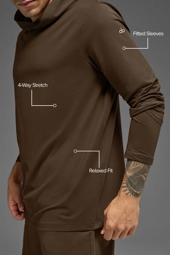 Conquer Reform Long Sleeve with Hood - Espresso