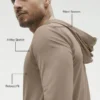 Conquer Reform Long Sleeve with Hood - Gravel