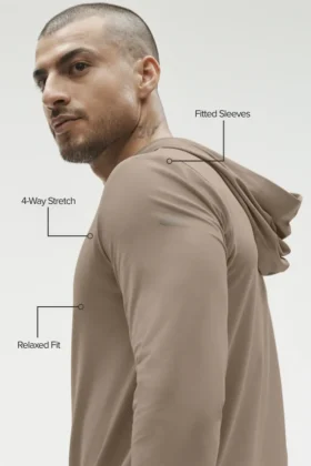 Conquer Reform Long Sleeve with Hood – Gravel