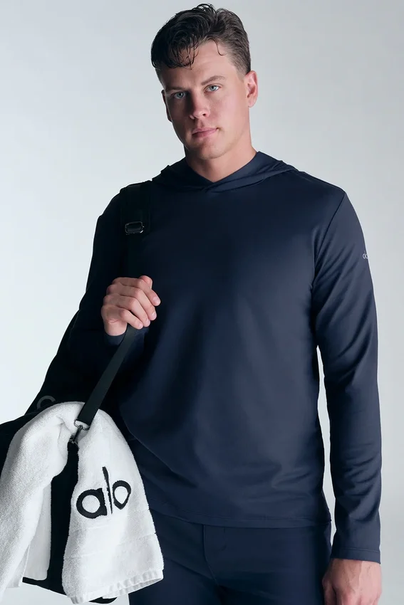 Conquer Reform Long Sleeve with Hood - Navy