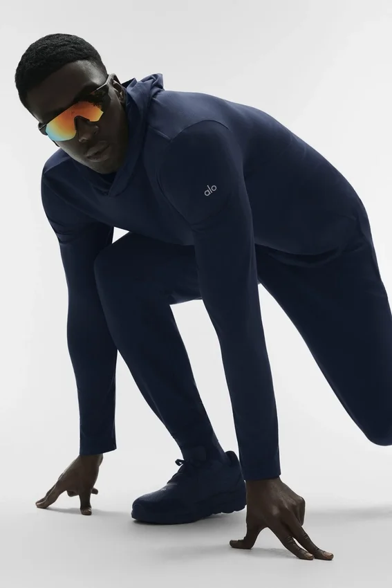 Conquer Reform Long Sleeve with Hood - Navy