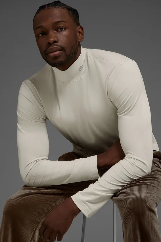 Conquer Reform Mock Neck Long Sleeve - Bone