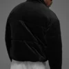 Corduroy Stage Puffer - Black