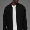 Cotton Canvas Coaches Jacket - Black