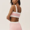 Cotton Cashmere Capri Dream Bra - Sundrenched Pink/White