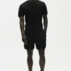 Cotton Cashmere Ever Soft Short Sleeve Crew - Black