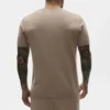 Cotton Cashmere Ever Soft Short Sleeve Crew - Gravel