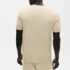Cotton Cashmere Ever Soft Short Sleeve Crew - Sandy Beige