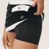 Cotton Cashmere High-Waist Capri Dream Skirt - Black/White