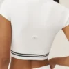 Cotton Cashmere My Serve Short Sleeve - White/Black