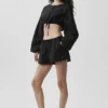 Cotton High-Waist Real Deal Short - Black