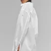 Cotton Real Deal Button up Long Sleeve - White
