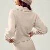 Cashmere Radiate Jacket - Oat Heather