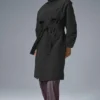 Crinkle on the Move Trench - Black