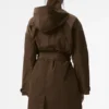 Crinkle on the Move Trench - Espresso