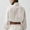 Cropped 1/4 Zip Alumni Pullover - Ivory