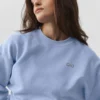 Cropped Accolade Crewneck - Light Provence Blue