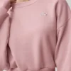 Cropped Accolade Crewneck - Vintage Pink