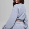 Cropped Accolade Crewneck - Winter Frost