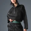 Cropped Afterglow Pullover - Black