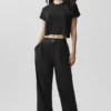 Cropped All Day Short Sleeve - Black