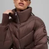 Cropped Atmosphere Puffer - Brownstone