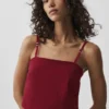 Cropped Connection Tank - Summer Romance Red