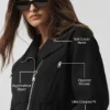 Cropped Cosmopolitan Jacket - Black
