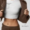 Cropped Cosmopolitan Jacket - Espresso